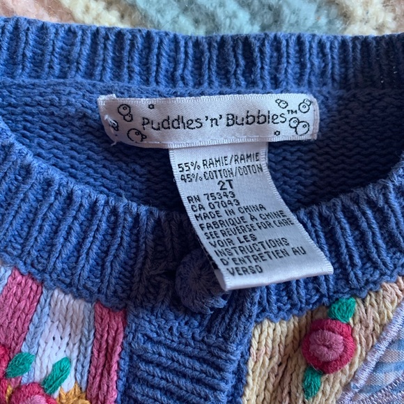 Puddles and bubbles 2t girls sweaters - Picture 2 of 5